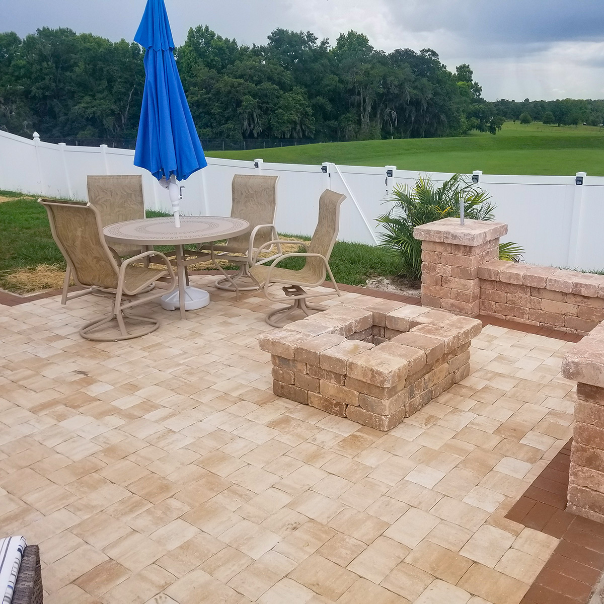 Custom designed paver patios in Mulberry & Bartow, FL