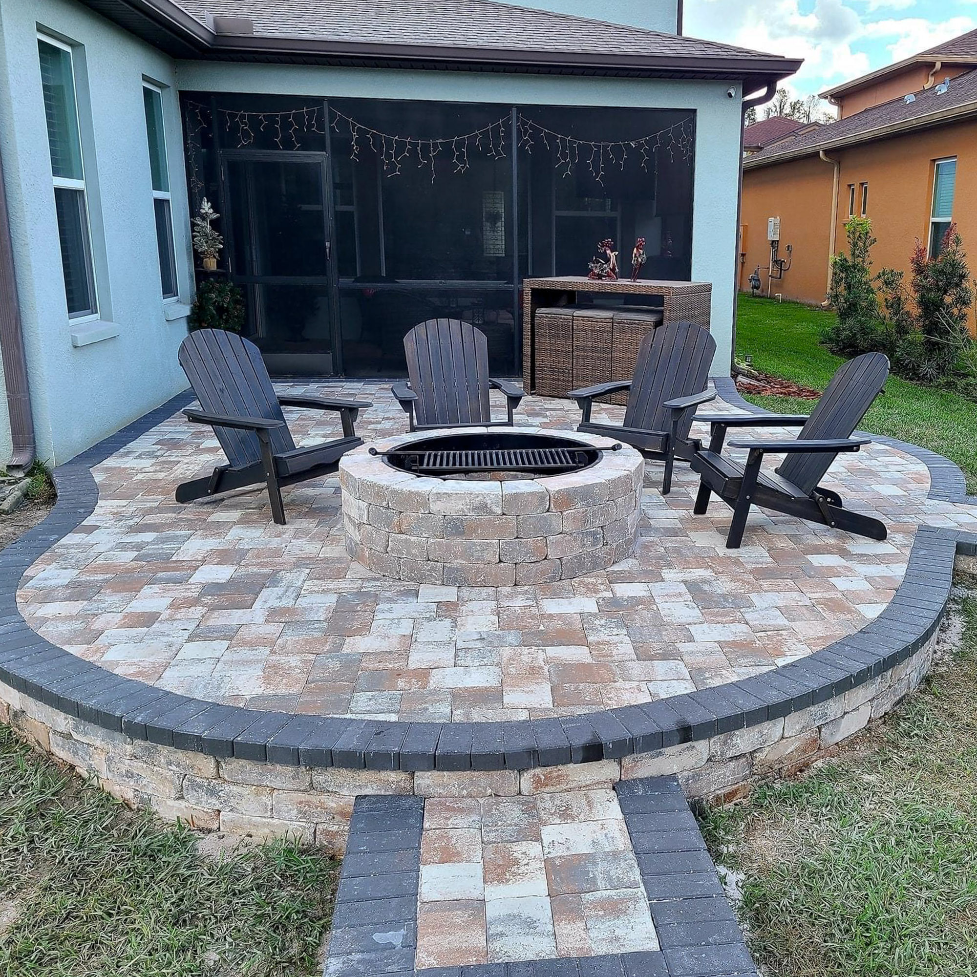 Custom designed paver patios in South Tampa & Ruskin, FL