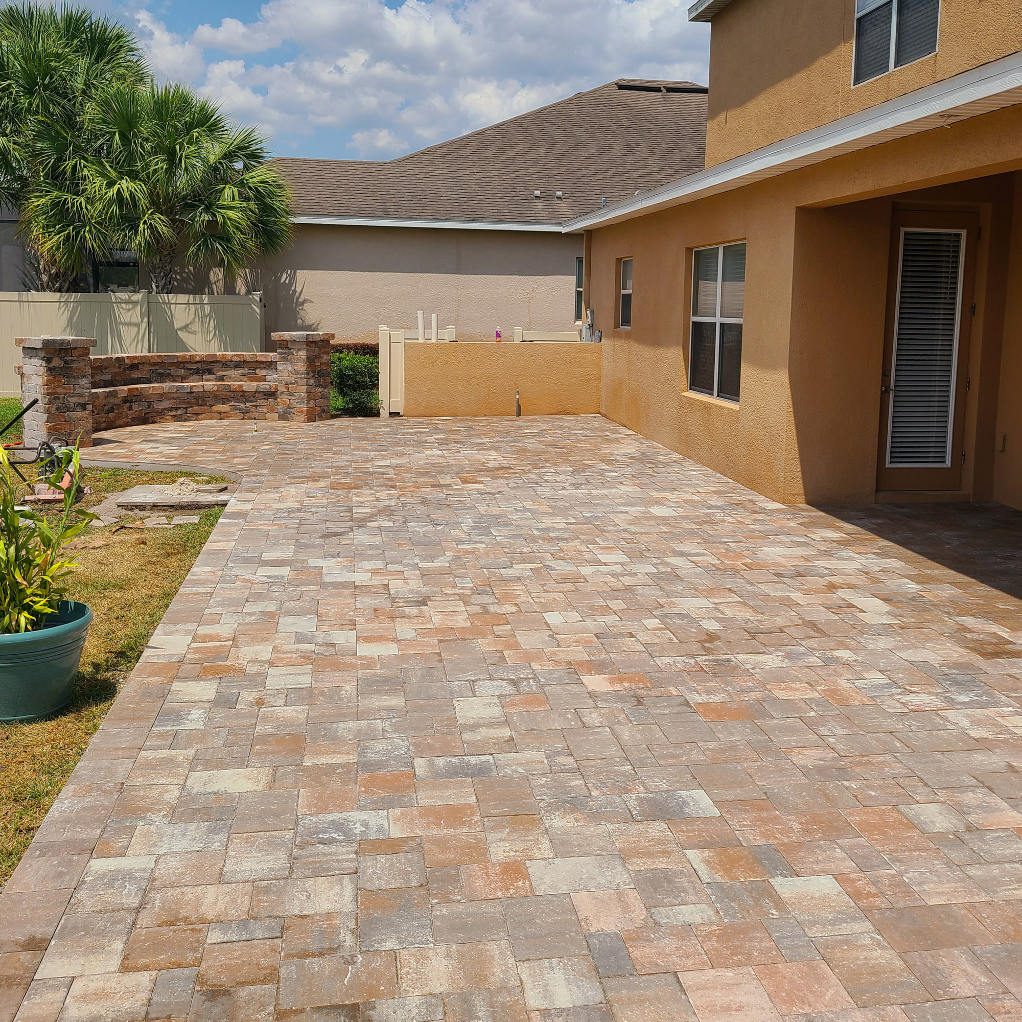 Paver patios designed in North Tampa, FL